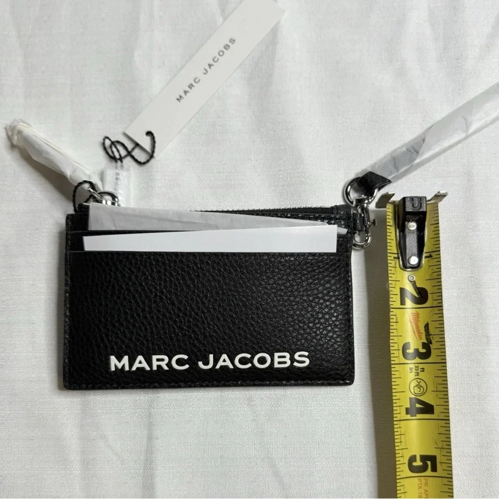 Marc Jacobs Pebble Leather Wristlet Wallet Women’s Black New With Tags - Picture 8 of 8